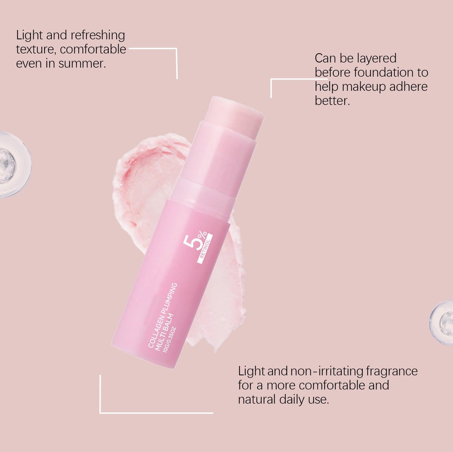 Pink Lightweight Moisturizing Stick