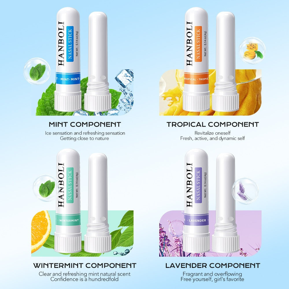 Nasal Inhaler for Refreshing and Clearing the Mind Anti-Stuffy Nose Relief