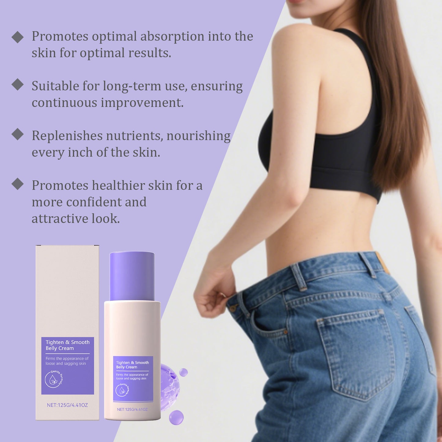 Gentle Nourishing Body Cream for Skin Care